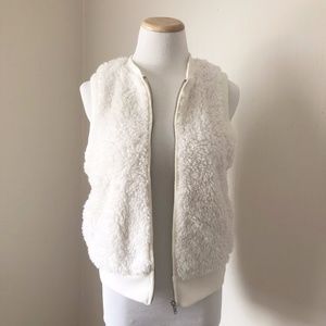 Aerie zip up Sherpa vest